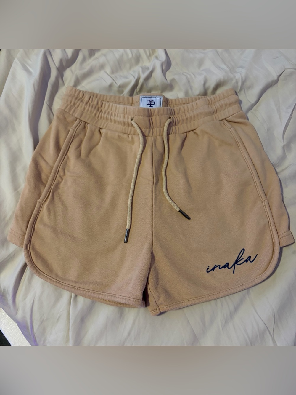 Inaka Power Women's Tan Drawstring Athletic Shorts